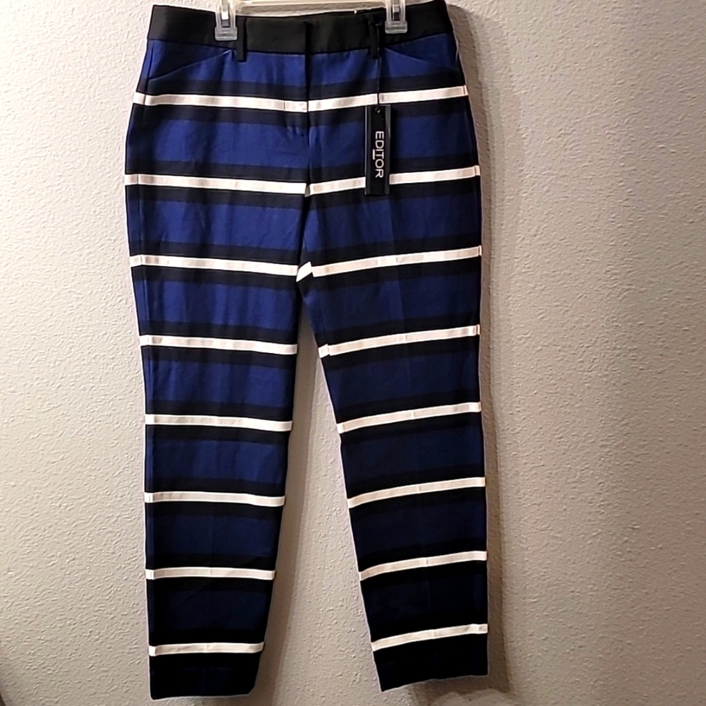 NWT Women's Express Editor Ankle straight hip & thigh dress pant Size 4 Regular